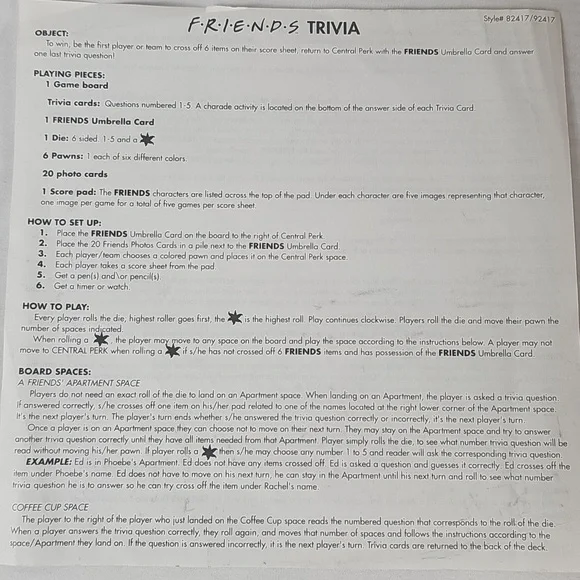 Friends Trivia Game - Picture 3 of 8